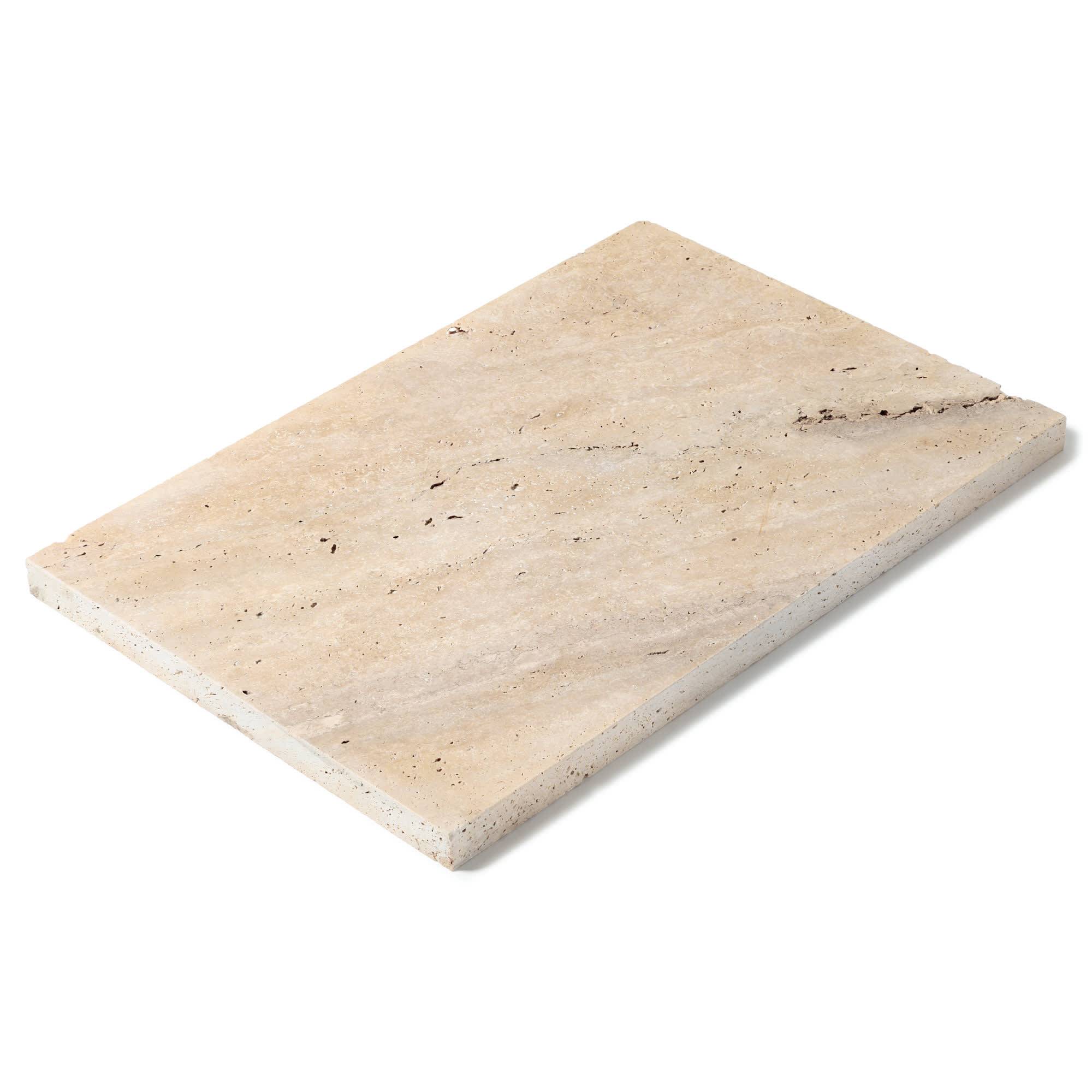 RO'MA Nature - Pas japonais Rectangle Travertin Beige Nuancé 61x40,6x3 cm (à l'unité) - RO'MA NATURE - Image 5