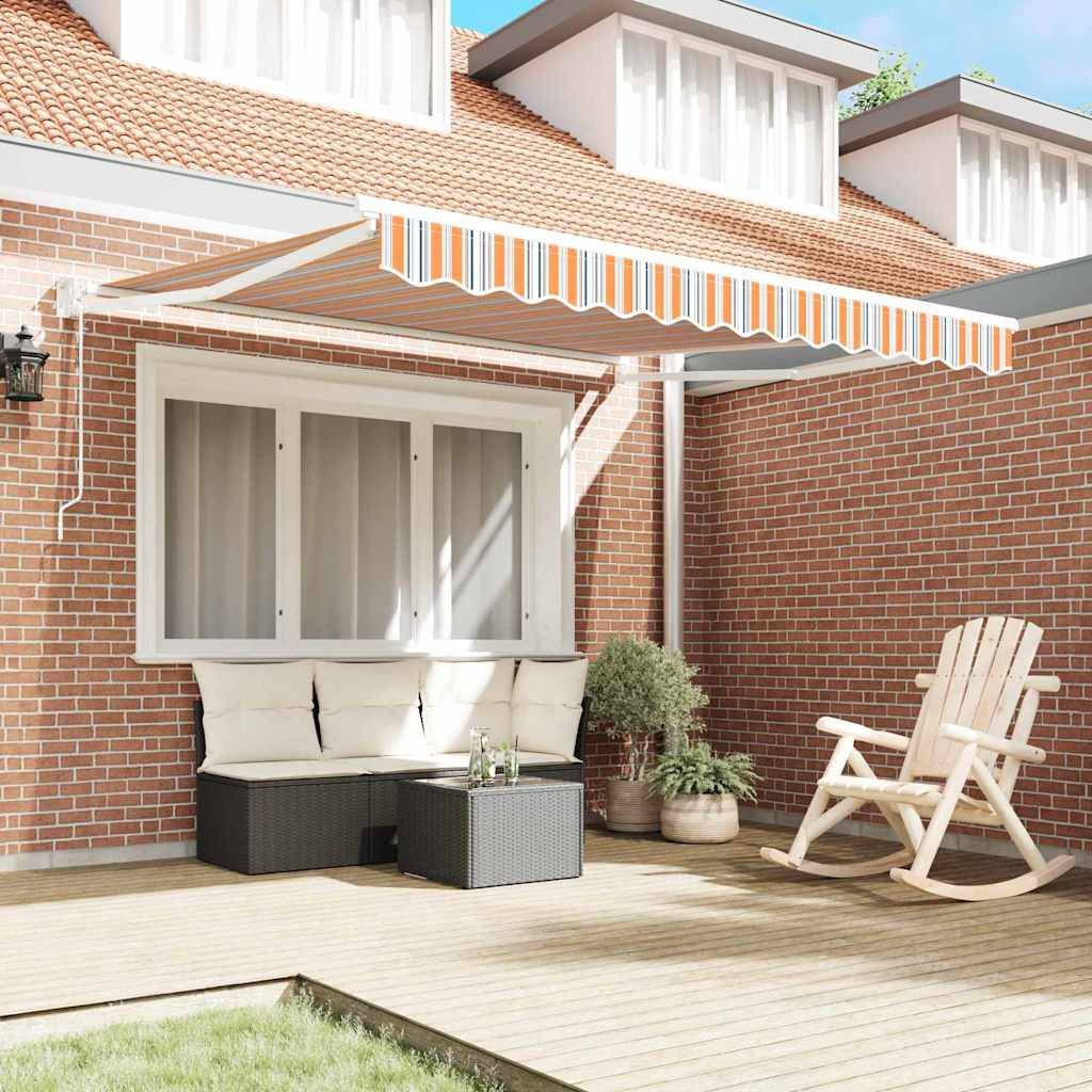 PANGIVO - Auvent rétractable multicolore polyester et aluminium 350 x 250 cm, 3330294 - PANGIVO - Image 3