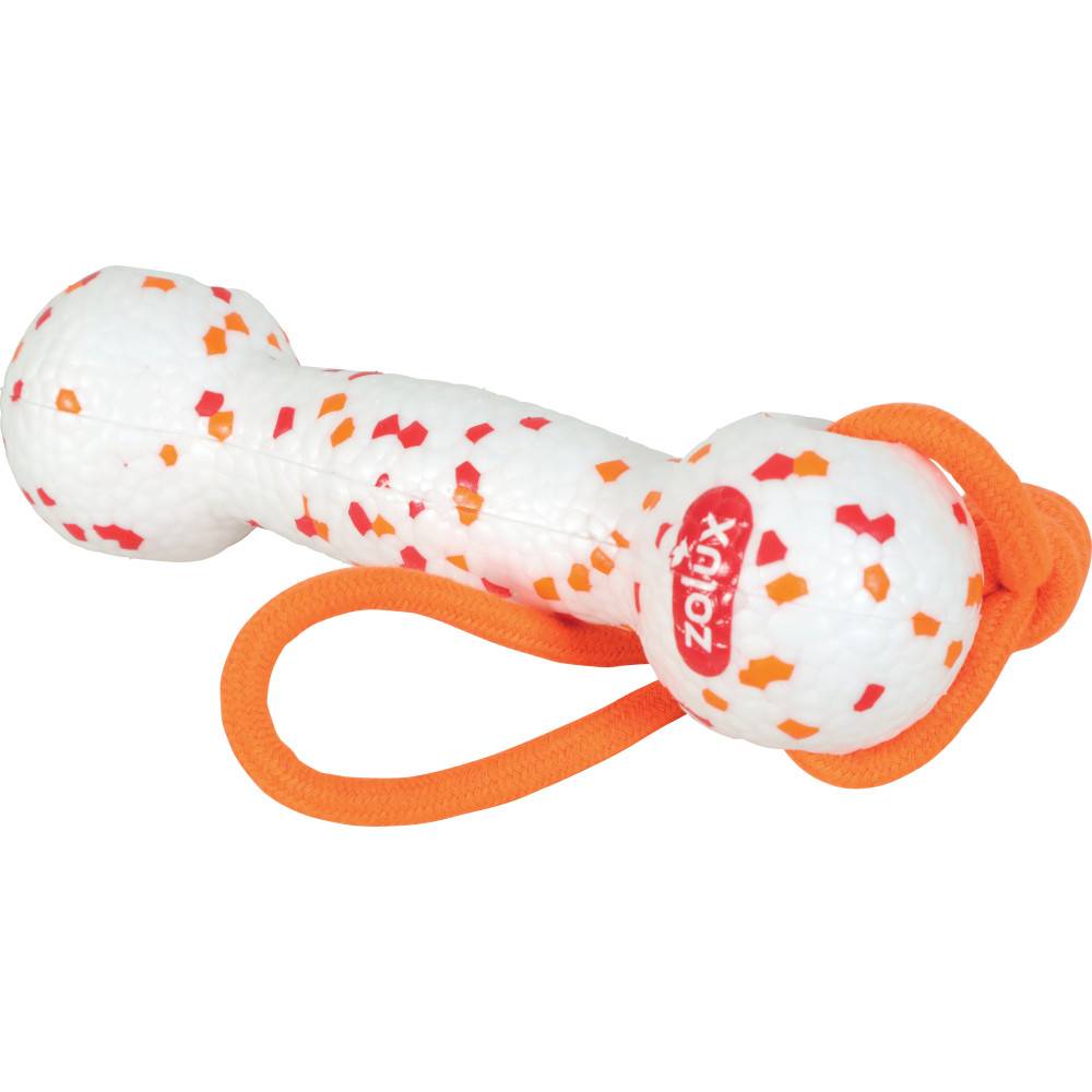 Zolux - Halterio y cuerda flotante 38 cm en ETPU, Juguete para perro - Imagen 1