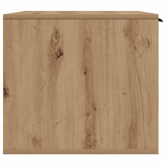 Meuble de bac à litière bois d'ingénierie chêne artisanal 80 x 50 x 45 cm - PANGIVO - Image 6