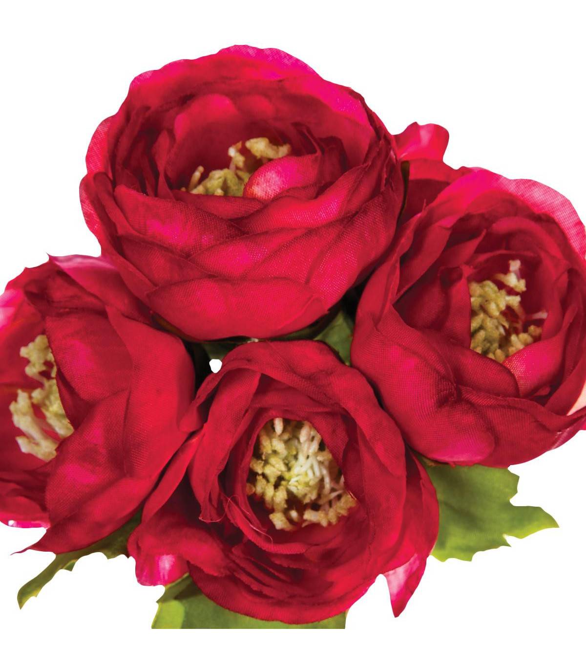 Bouquet de Fleurs artificielles 6 Renoncules D. 12 x H. 25 cm - Imagen 2
