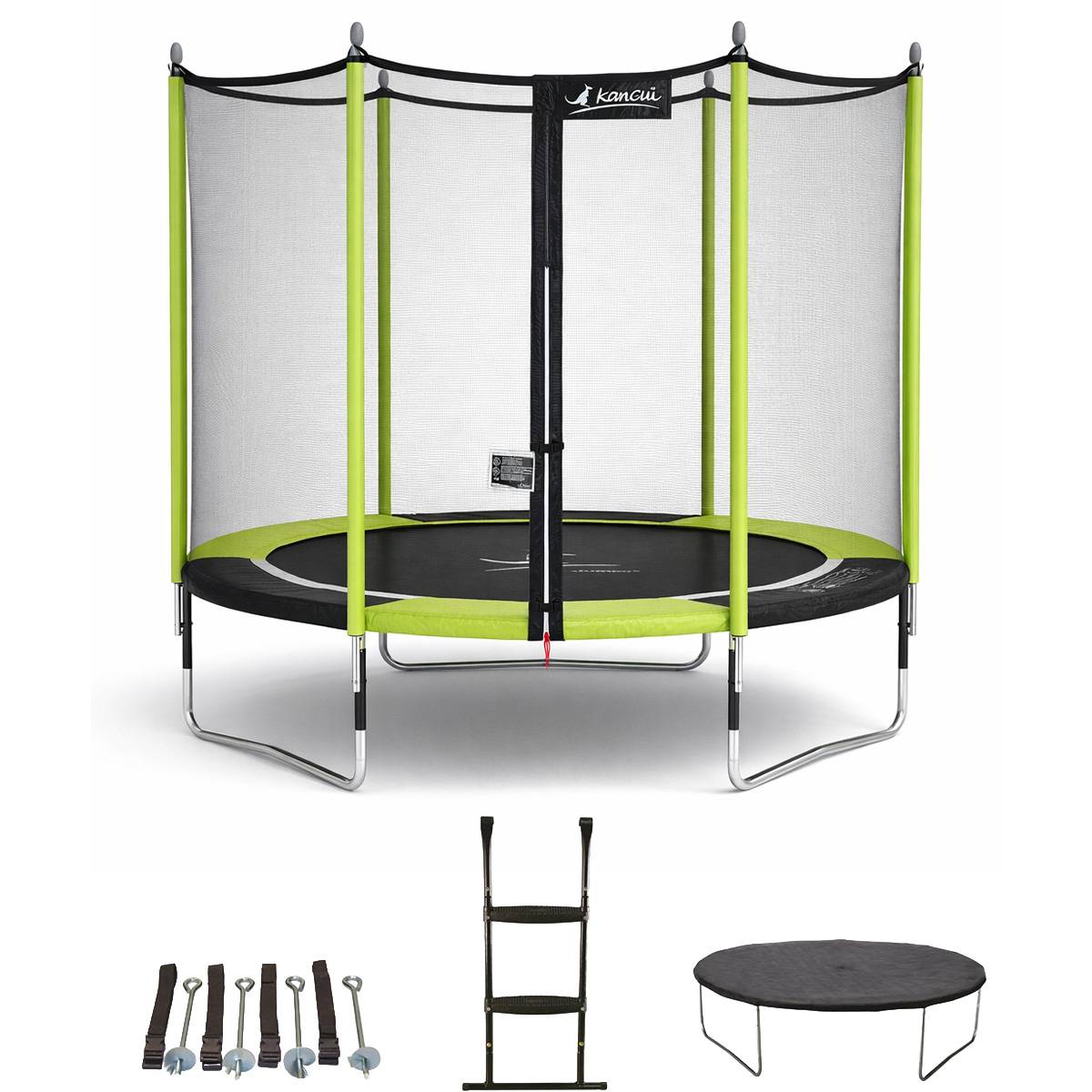 Kangui - Trampoline Ø 250 cm + filet + échelle + bâche + kit d'ancrage - JUMPI 250 Kangui - Imagen 1