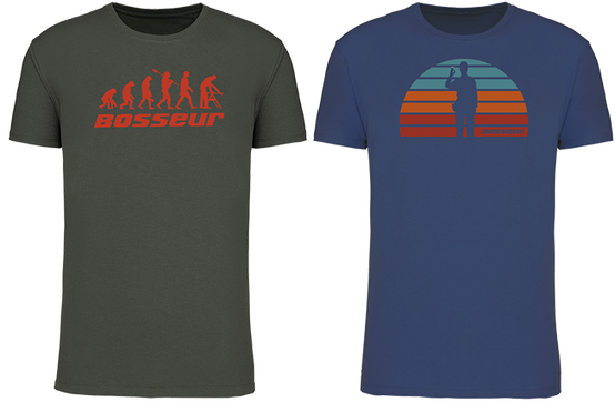 Lot de 2 t-shirt de travail BOSSEUR Evo Lichen XL - 12229-003