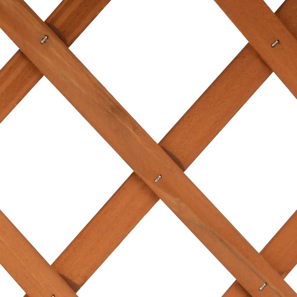 Helloshop26 - Jardinière à treillis de jardin 45 x 30 x 74 cm bois de sapin - Imagen 5