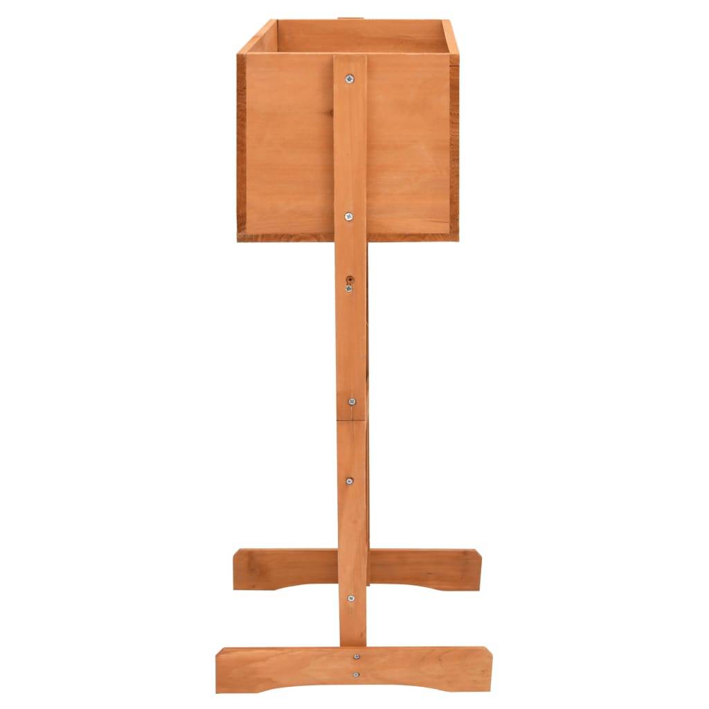 Helloshop26 - Jardinière à treillis de jardin 45 x 30 x 74 cm bois de sapin - Imagen 3