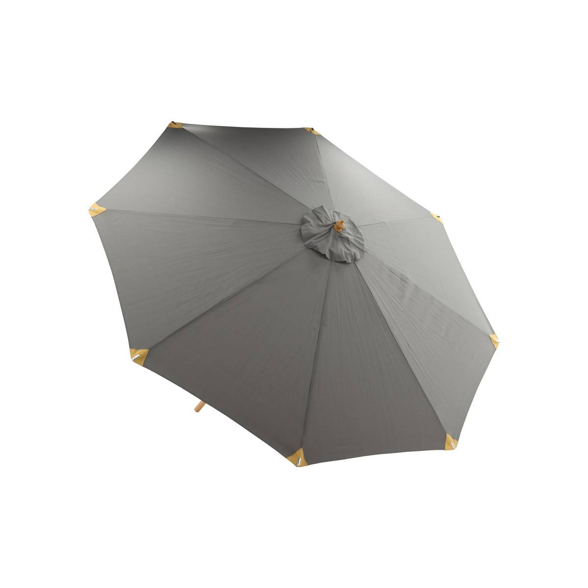 Parasol Inclinable en Bois "Nypo" 330cm Gris - Image 2