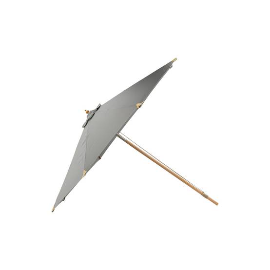 Parasol Inclinable en Bois "Nypo" 330cm Gris - Image 7