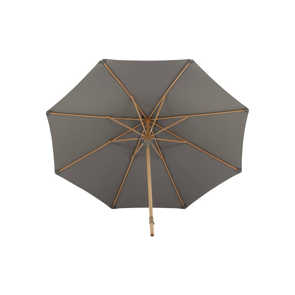 Parasol Inclinable en Bois "Nypo" 330cm Gris - Image 10