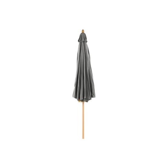 Parasol Inclinable en Bois "Nypo" 330cm Gris - Image 6