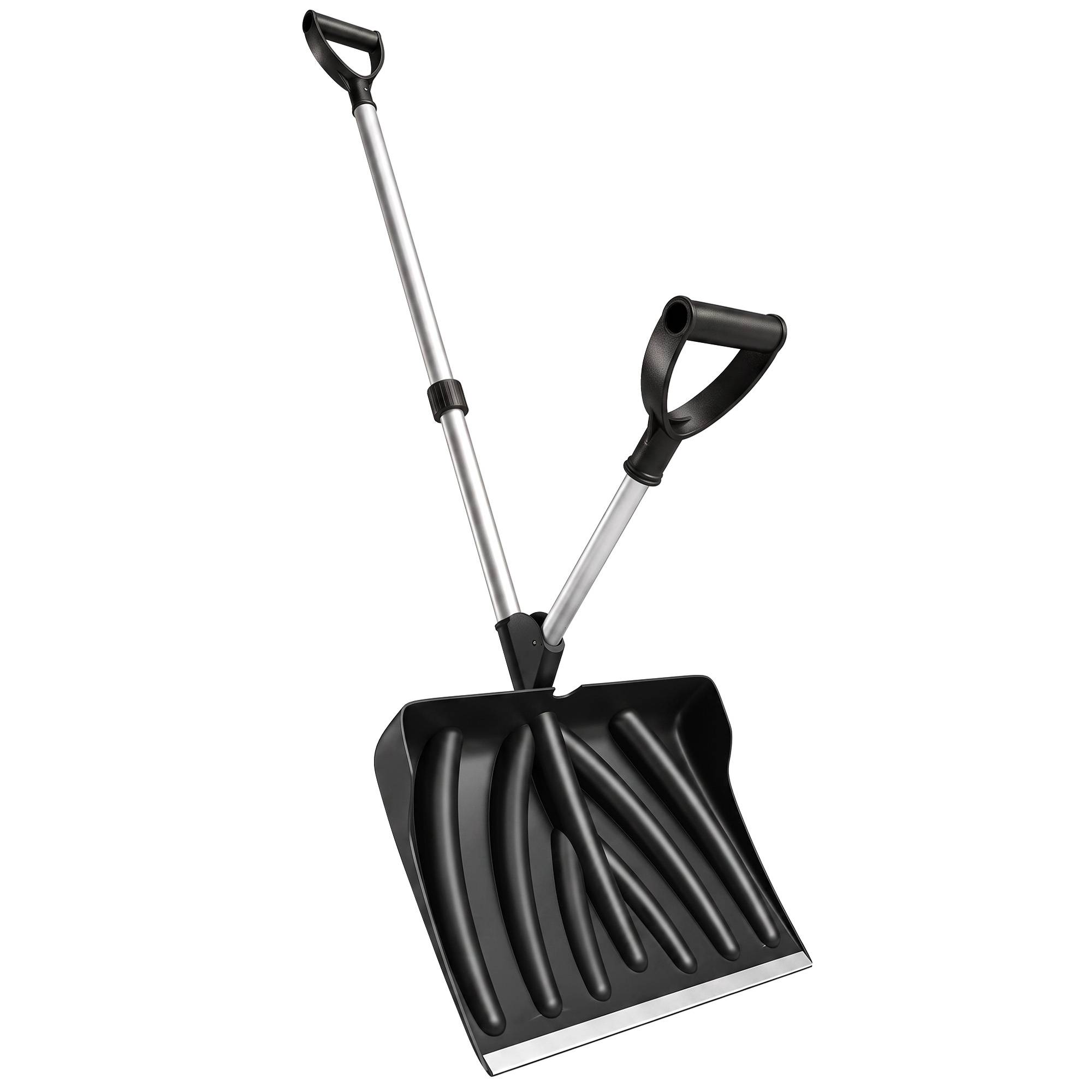 ComfortXL - Pelle à neige en aluminium et plastique noir lame 45 cm pour allées avec double poignée et manche amovible - Image 10