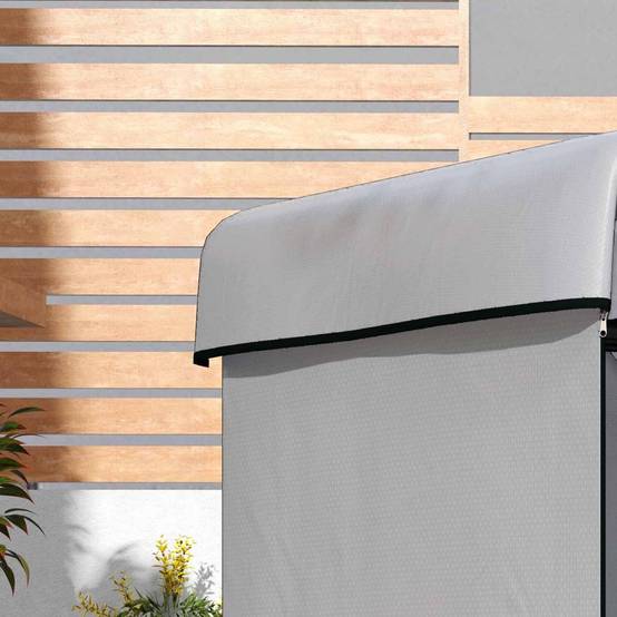 Housse de protection Polyéthylène pour meubles de jardin Imperméable 215x155x150cm Gris - ComfortXL Outdoor Living - Image 10