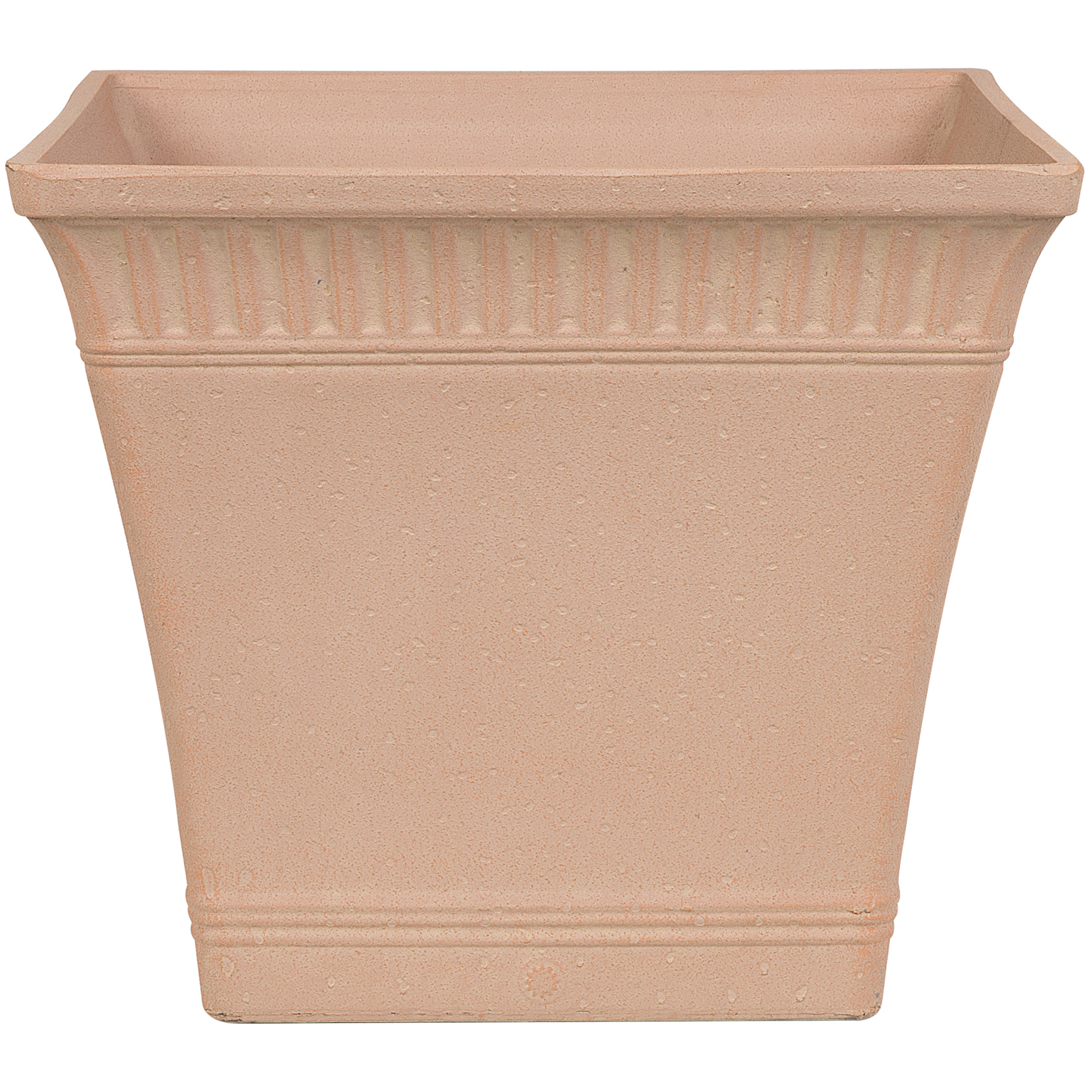 Beliani - Cache-Pots Roses en Pierre et Polyrésine 41 x 41 x 36 cm Pot de Fleurs de Style Ancien pour Extérieur et Intérieur - Imagen 4