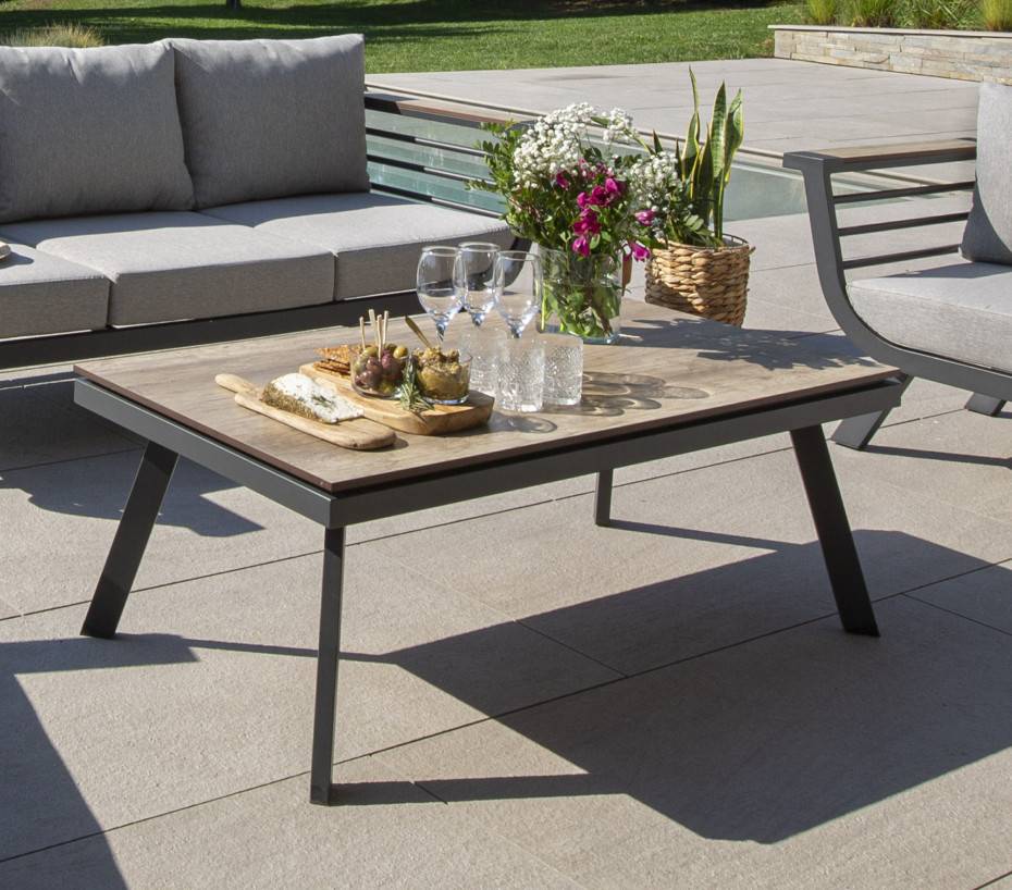 Salon de jardin en aluminium  5 places  CARMEL - Imagen 4