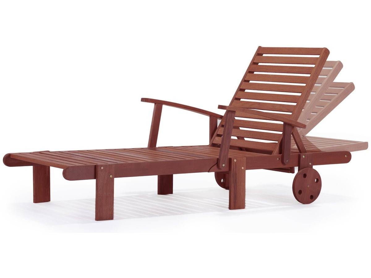 Habitat Et Jardin - Bain De Soleil Pliant En Bois Exotique "tokyo" - Mohogany - Marron Acajou - Lot De 4 -habitat Et Jardin - Imagen 2