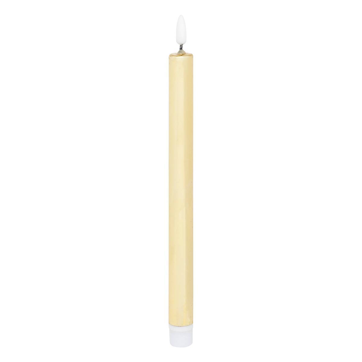 Feeric Christmas - Lot de 2 bougies LED bâton métal doré - Feeric Lights & Christmas - Image 2