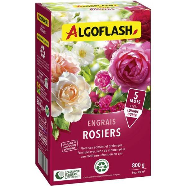 Algoflash - Engrais rosiers - ALGOFLASH - 800 g - UAB