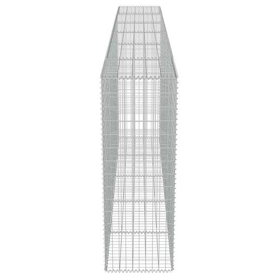 Mur en gabion avec couvercles Acier galvanisé Argenté 300 x 50 x 150 cm - PANGIVO - Image 6