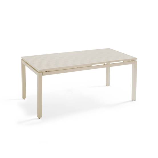Oviala - Table de jardin extensible en aluminium 8 à 10 places crème Galilée - Oviala - Image 2