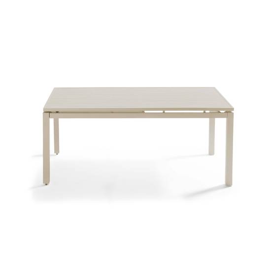 Oviala - Table de jardin extensible en aluminium 8 à 10 places crème Galilée - Oviala - Image 4