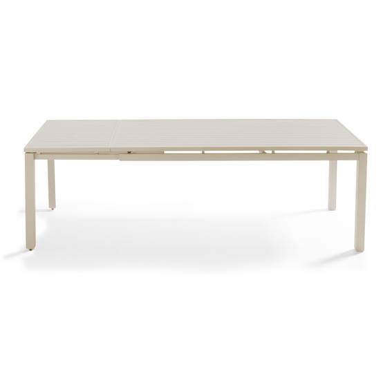 Oviala - Table de jardin extensible en aluminium 8 à 10 places crème Galilée - Oviala - Image 3