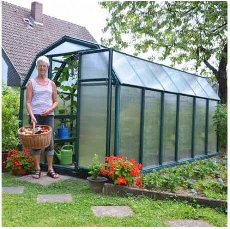 Canopia - Serre de jardin en polycarbonate Rion Eco Grow 7,90 m², Ancrage au sol Oui - Image 1