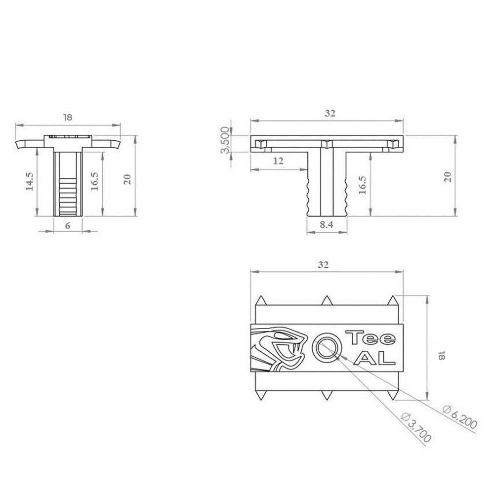 Decklinea - Clip Terrasse Bois COBRA TEE-AL - 90 clips + Vis 4x40mm - Pour Lames Rainurée Bois et Bois Composite - Facile à Poser & Resistant - Imagen 6