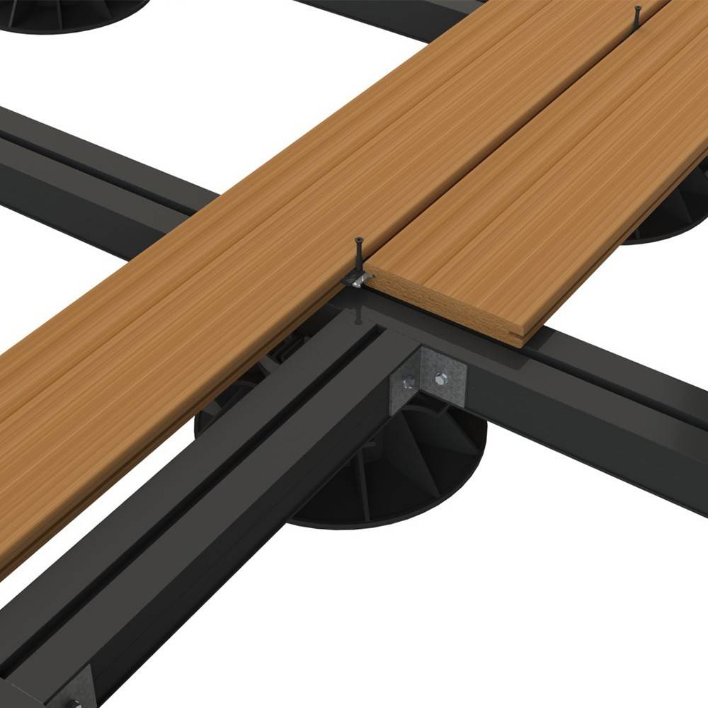 Decklinea - Clip Terrasse Bois COBRA TEE-AL - 90 clips + Vis 4x40mm - Pour Lames Rainurée Bois et Bois Composite - Facile à Poser & Resistant - Imagen 4