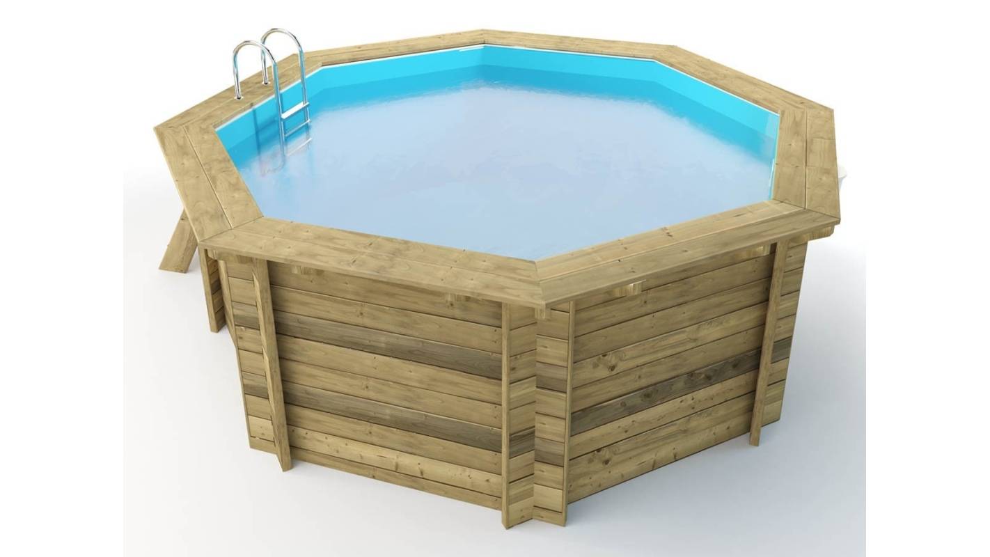 Altanka - Piscine en bois 4,71x4,72 - H.1,20 m - avec filtration - BAS753OSP - Imagen 10
