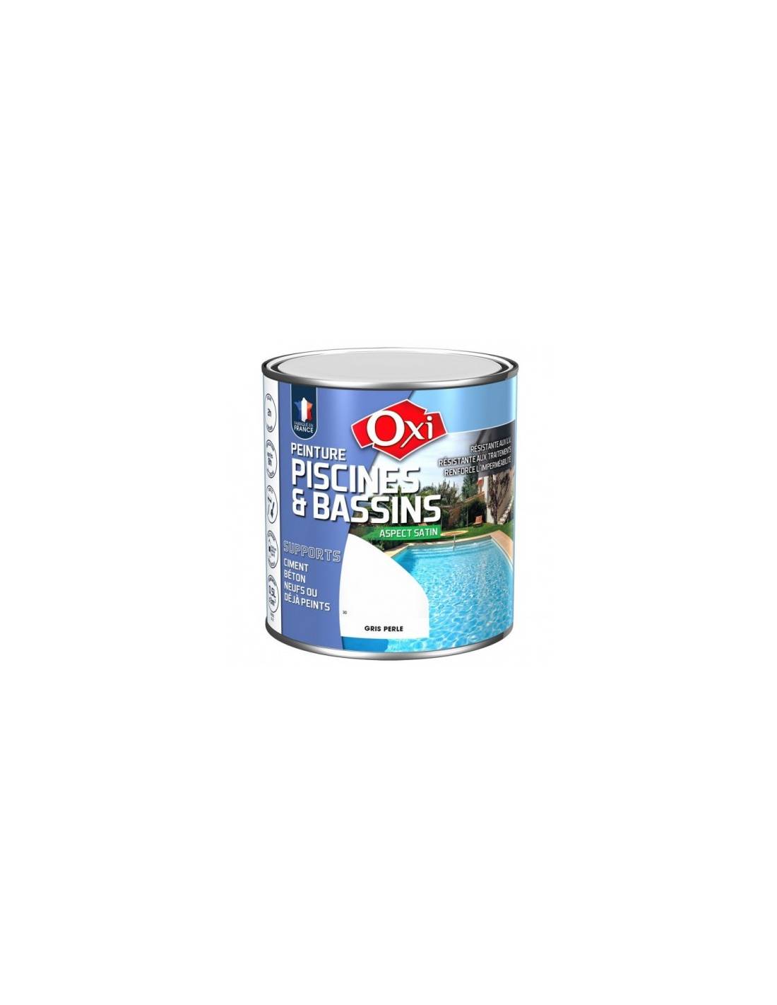 Oxi - Oxi Peinture Piscine 0 5l Gris Clair - Oxi