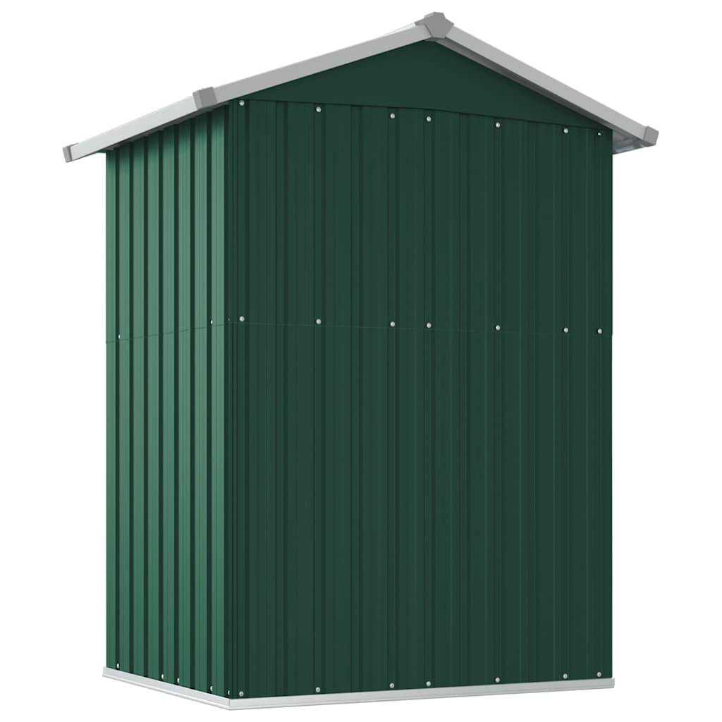 PANGIVO - Abri de jardin avec porte coulissante - Acier galvanisé - Vert 126x97,5x177 cm - Surface au sol 1,02m² - PANGIVO - Image 5