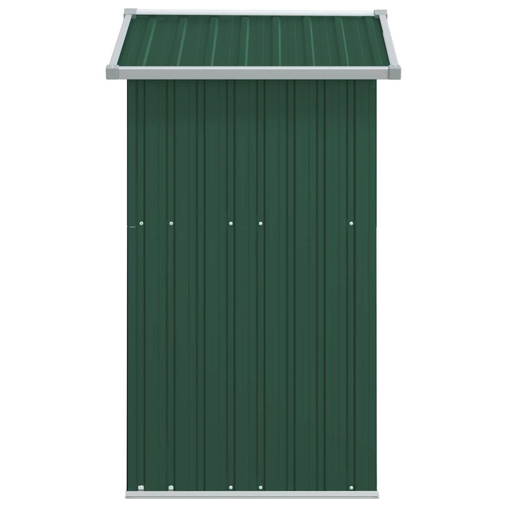 PANGIVO - Abri de jardin avec porte coulissante - Acier galvanisé - Vert 126x97,5x177 cm - Surface au sol 1,02m² - PANGIVO - Image 6