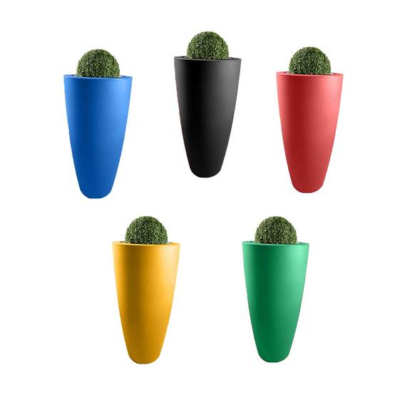 Pot de fleurs conique delight 200l jo 2024-lot de 5 - Image 1