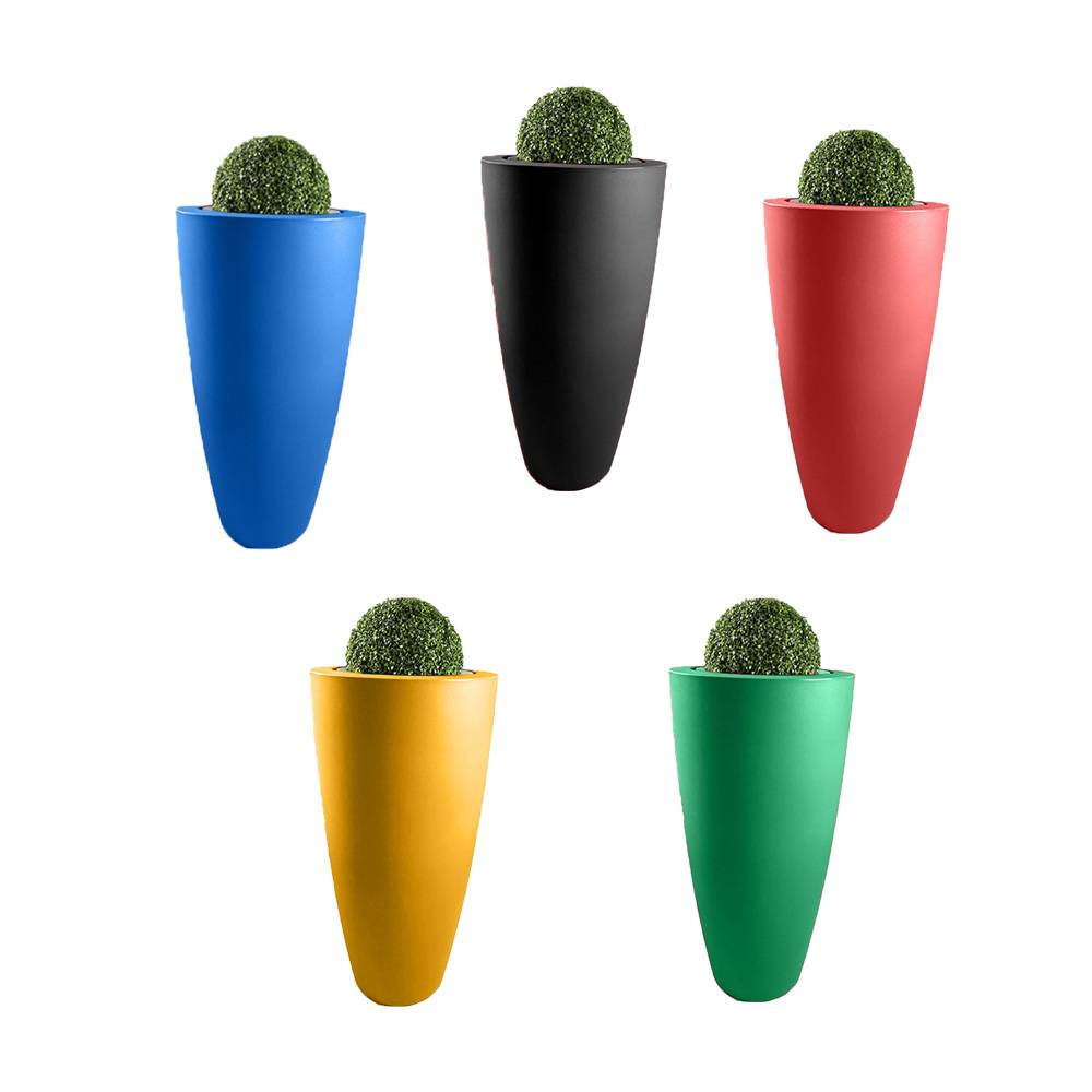 Pot de fleurs conique delight 200l jo 2024-lot de 5 - Image 1