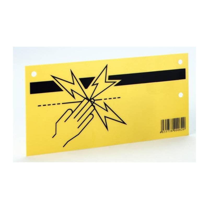 Lem Select - Plaquette de signalisation – clôture électrique