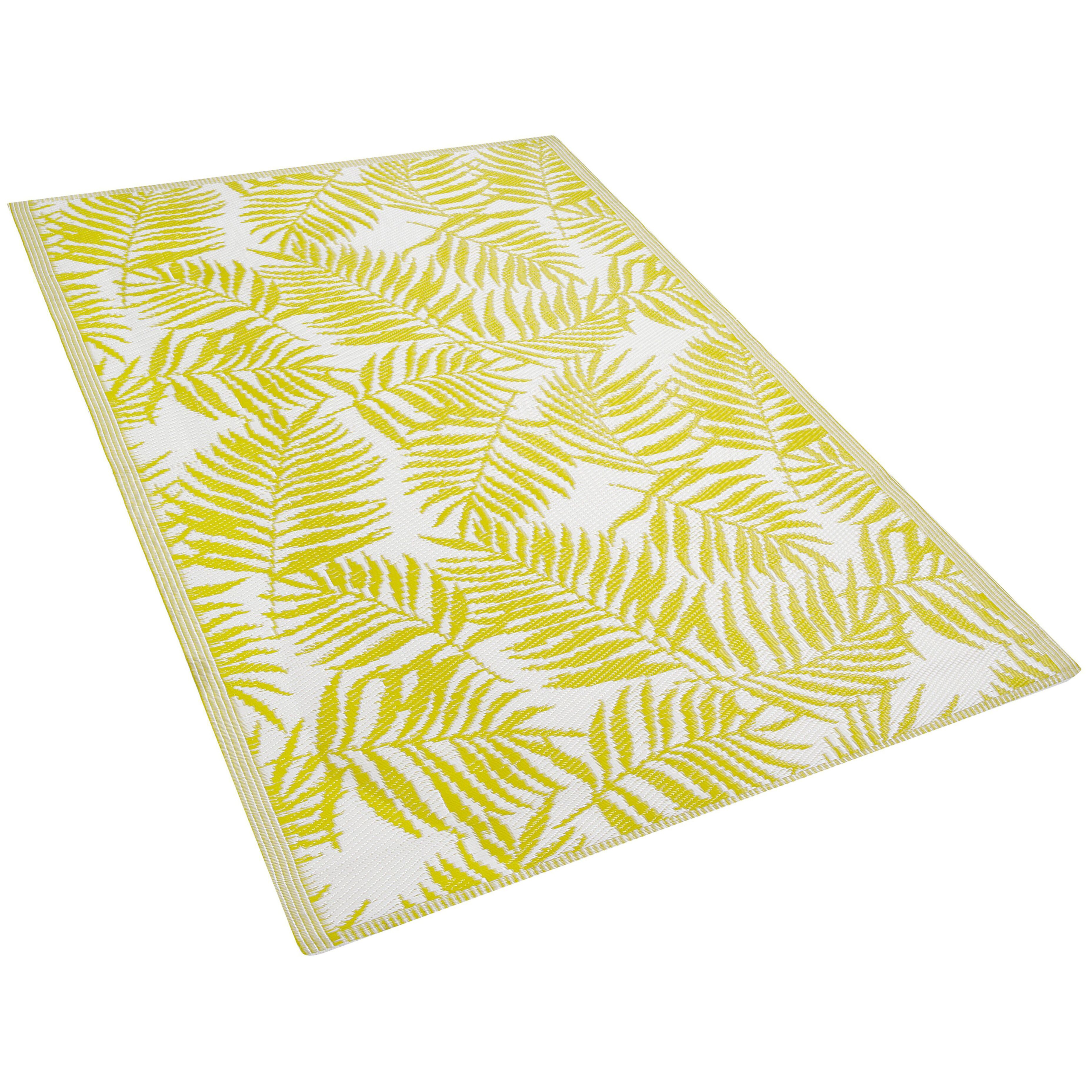 Beliani - Tapis d'extérieur Polypropylène Jaune KOTA - Beliani - Imagen 3