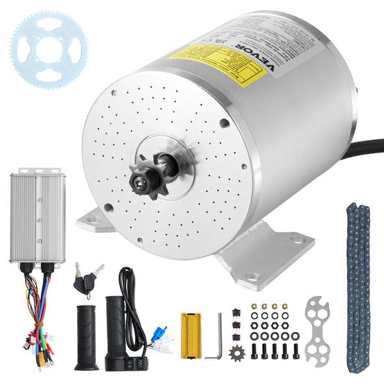 VEVOR Kit moteur électrique sans balais 3000 W, 72 V 4900 tr/min, contrôleur. - Image 1