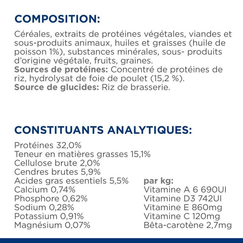 CROQUETTE CHAT ADULT PRESCRIPTION DIETS Z/D FOOD SENSITIVITIES - HILL'S 3 kg - Image 8