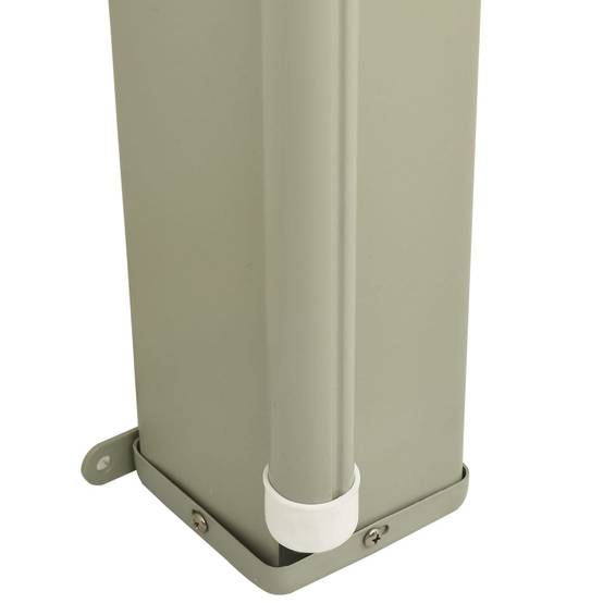 Helloshop26 - Auvent paravent store brise-vue latéral rétractable de patio jardin terrasse balcon protection visuelle écran 200 x 600 cm crème - Imagen 4