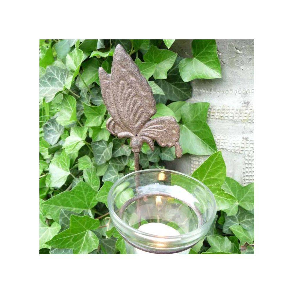 Esschert Design - Photophores de jardin sur pique (Lot de 4) - Imagen 2