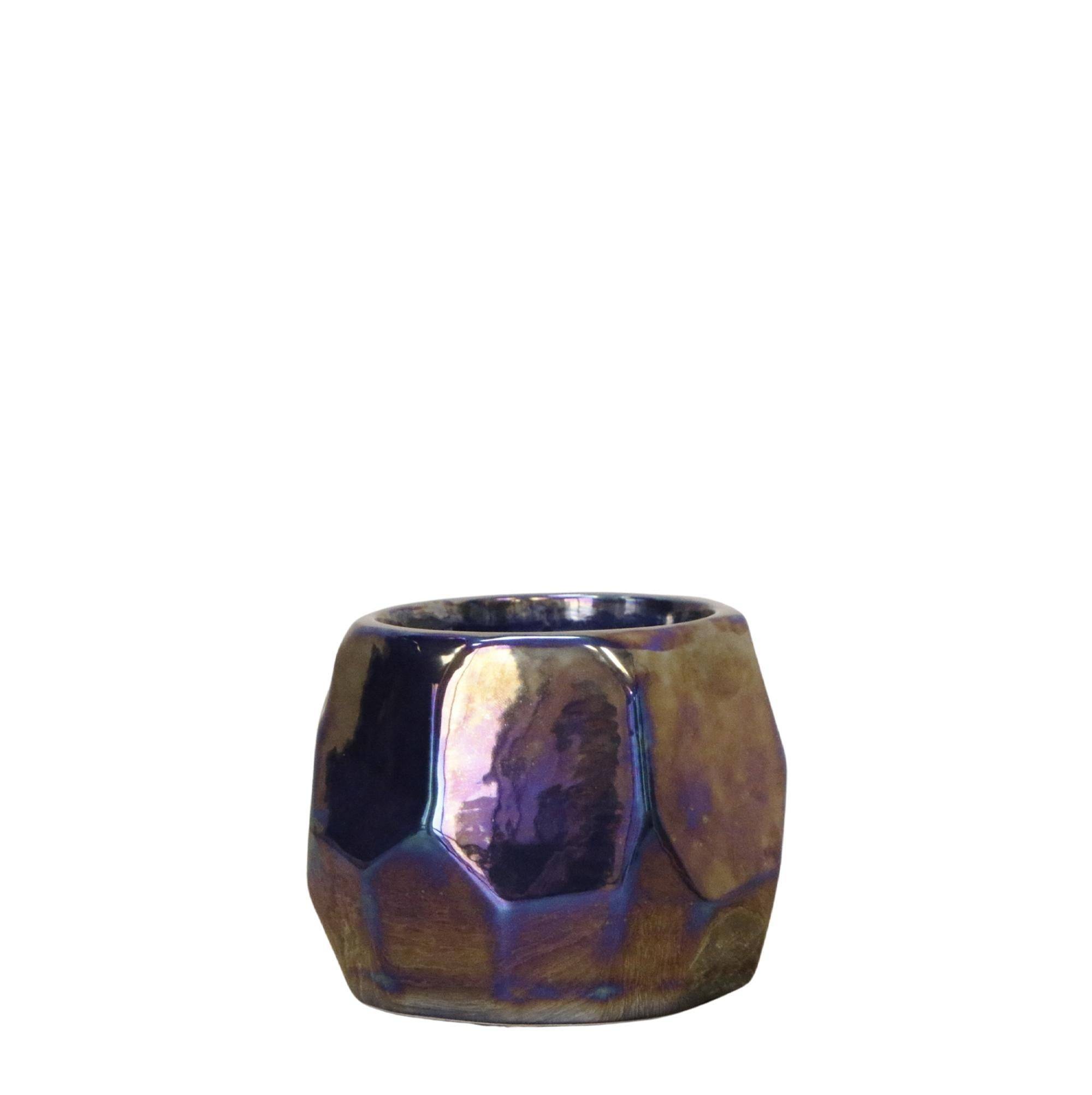 Pot Pearl bleu finitions brillantes- La Green Touch - Imagen 1