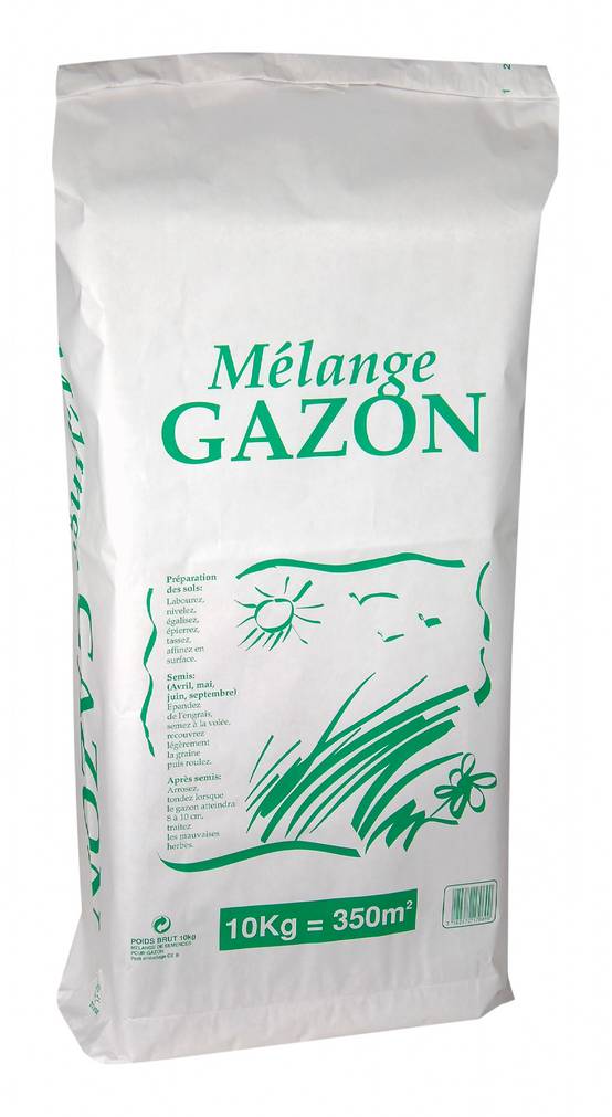 Centrale Brico - Gazon universel, 10 kg, 350 m² Centrale Brico