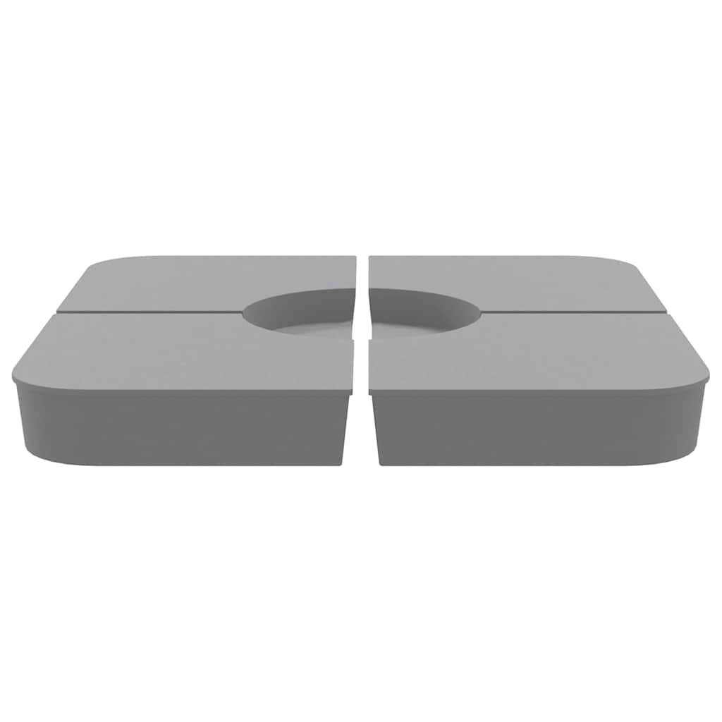 Accessoire parasol polypropylène gris  100 x 100 x 11 cm  - Prolenta premium p341.8 - Image 3