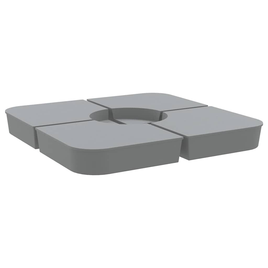 Accessoire parasol polypropylène gris  100 x 100 x 11 cm  - Prolenta premium p341.8