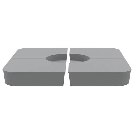Accessoire parasol polypropylène gris 100 x 100 x 11 cm - Prolenta premium p341.8 - Image 4