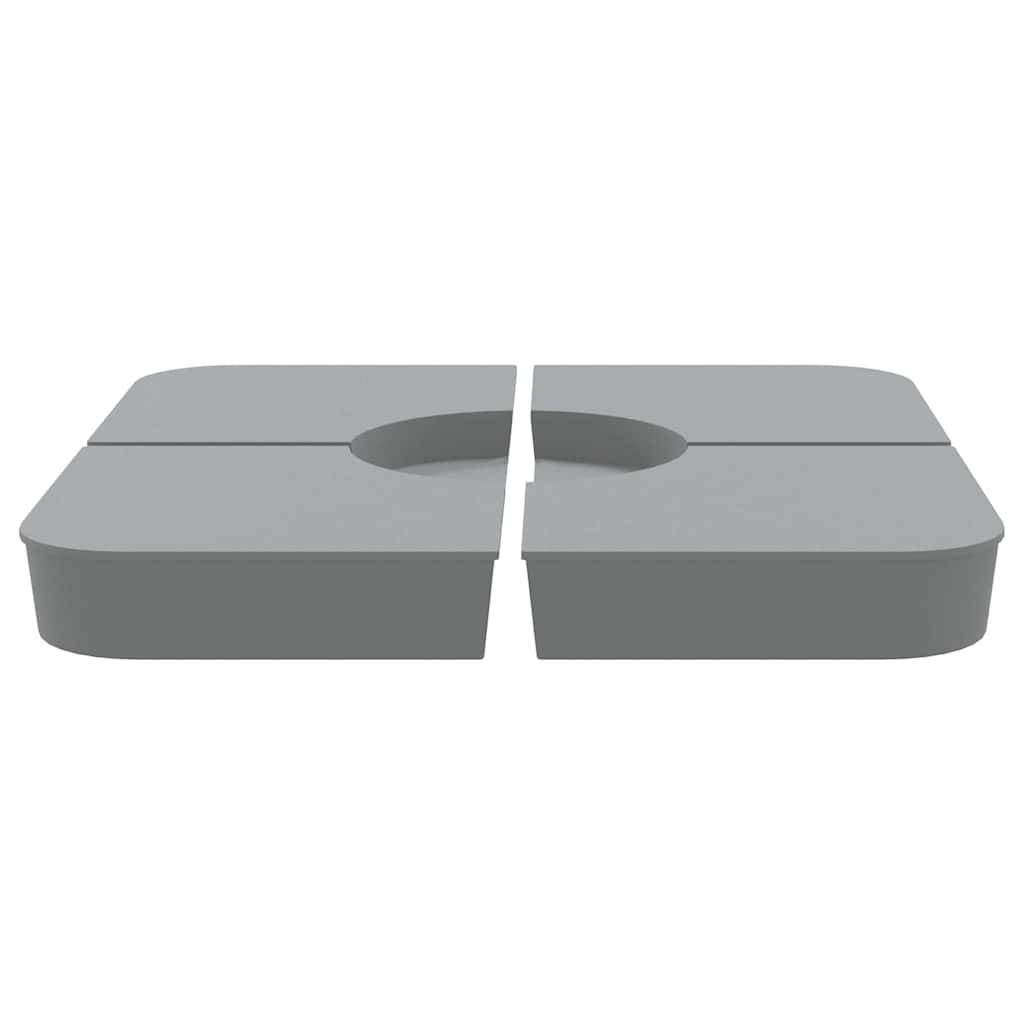 Accessoire parasol polypropylène gris  100 x 100 x 11 cm  - Prolenta premium p341.8 - Image 4