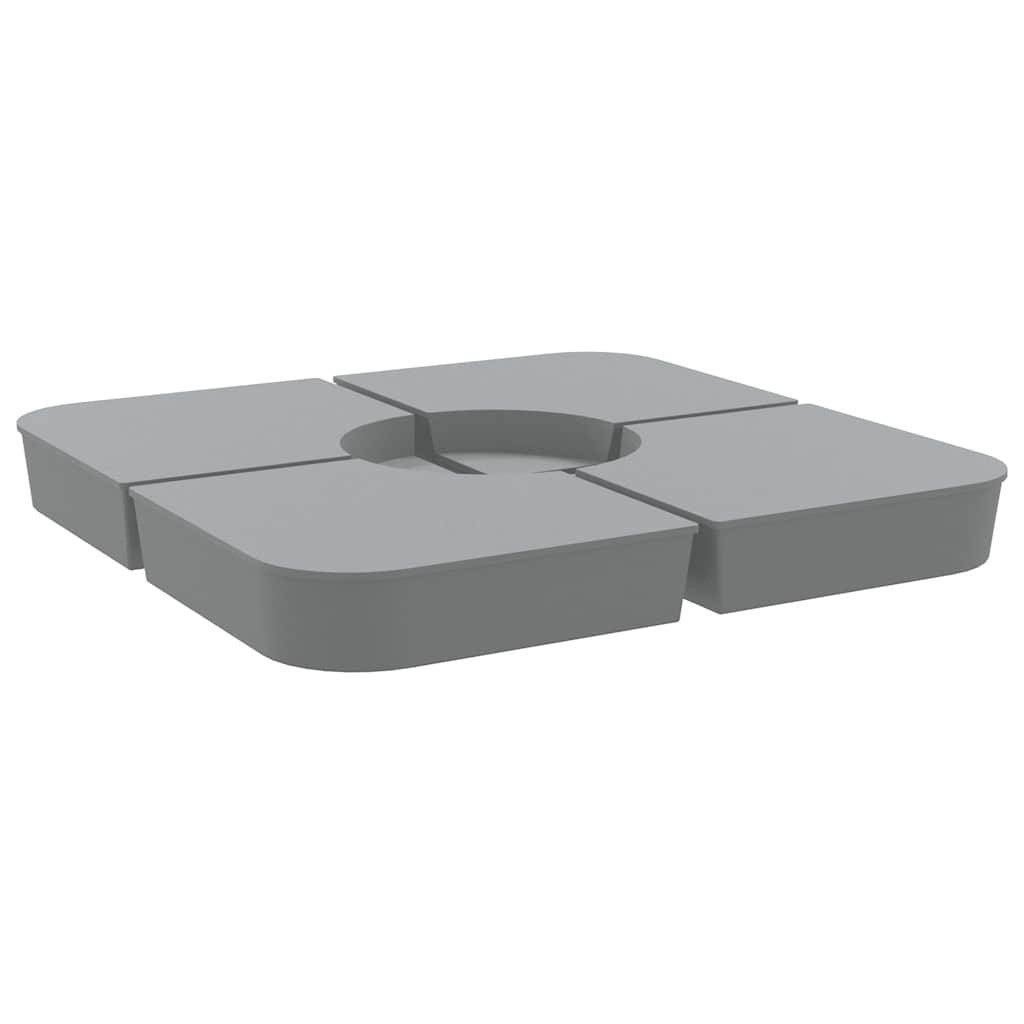 Accessoire parasol polypropylène gris 100 x 100 x 11 cm - Prolenta premium p341.8 - Image 5