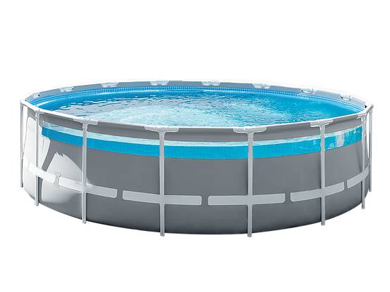Kit piscine tubulaire Intex Prism Frame Clear Window ronde 4,88 x 1,22 m + 6 cartouches de filtration - Image 7