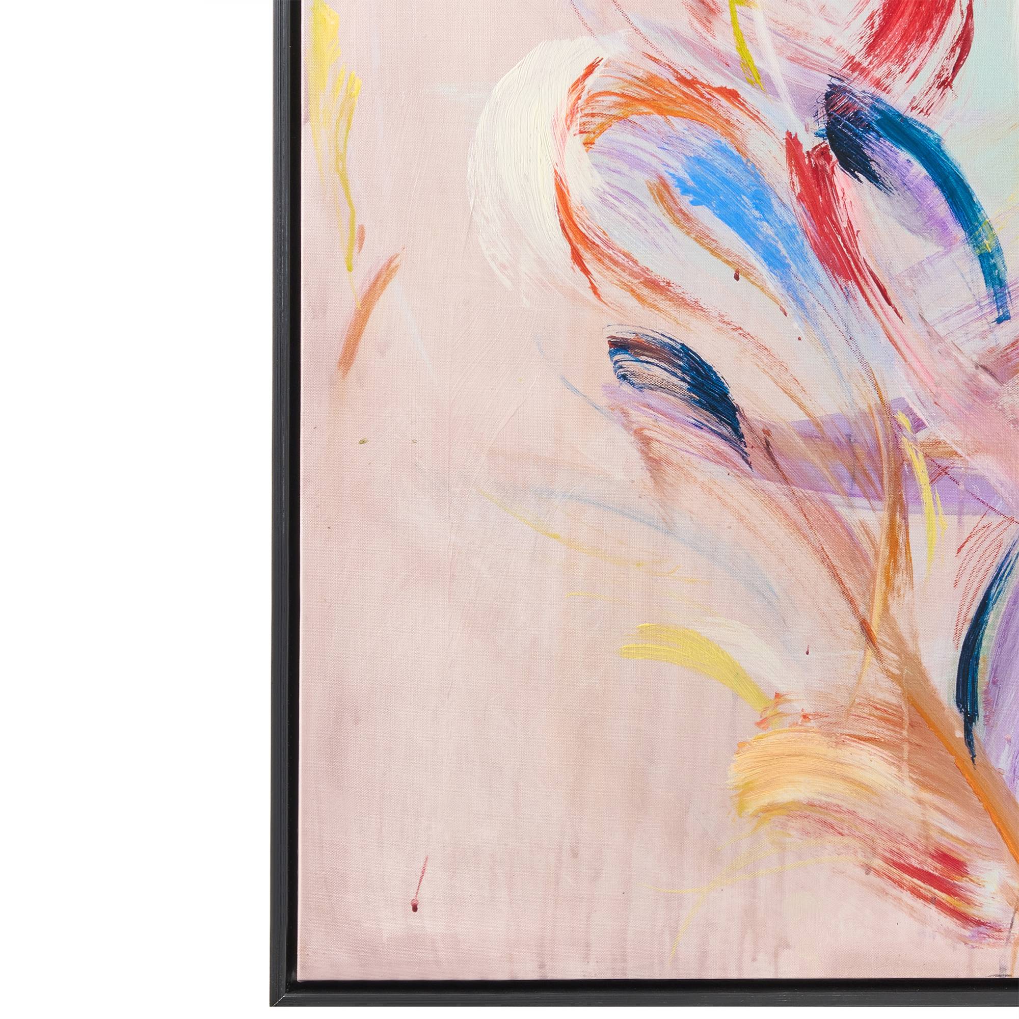 Beliani - Imprimé mural encadré Matière synthétique Rose TUAM - 72x4x103- Beliani - Image 5