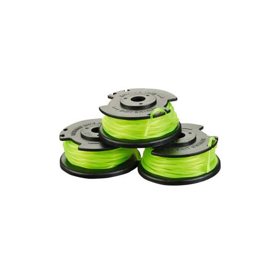 Ryobi - Lot de 3 bobines simple fil torsadé RYOBI 2mm pour coupe-bordures sur batterie RAC143 - Image 1