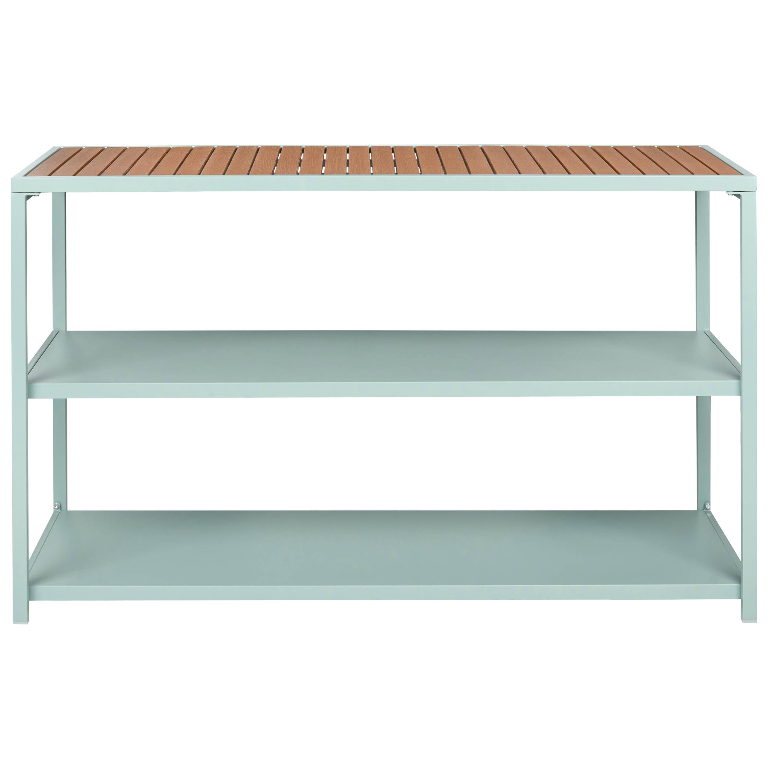 Beliani - Cuisine de jardin Acier Vert clair AVETRANA - 150x50x90- Beliani - Image 5